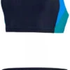Speedo Colourblock Splice 2 Piece True Navy/Bondi Blue/Aquarium -Swimming Equipment Store speedo colourblock splice 2 piece true navy bondi blue aquarium original