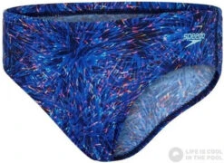 Speedo Digi Allover 6.5cm Brief Boy Black/Navy/Pool/Pink/Fluo Yellow