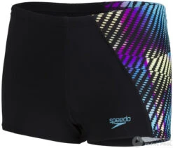 Speedo Digital Panel Aquashort Boy Black/Blue Jewel/Surge Yellow