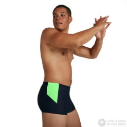 Speedo Dive Aquashort True Navy/Zest Green -Swimming Equipment Store speedo dive aquashort true navy zest green original 4