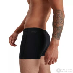 Speedo Eco Endurance+ Aquashort Black -Swimming Equipment Store speedo eco endurance aquashort black original 5