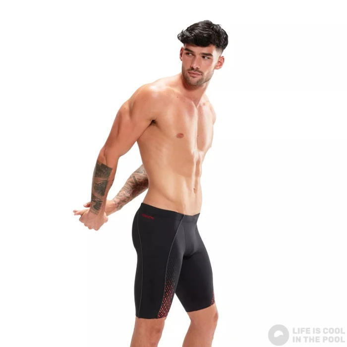 Speedo Eco Endurance+ Pro Jammer Black/Fed Red 5 Speedo Eco Endurance+ Pro Jammer Black/Fed Red - Image 3
