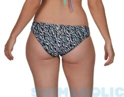 Speedo ElectricStripe Allover Hipster Brief Black/White/Green Glow -Swimming Equipment Store speedo electricstripe allover hipster brief black white green glow original 3