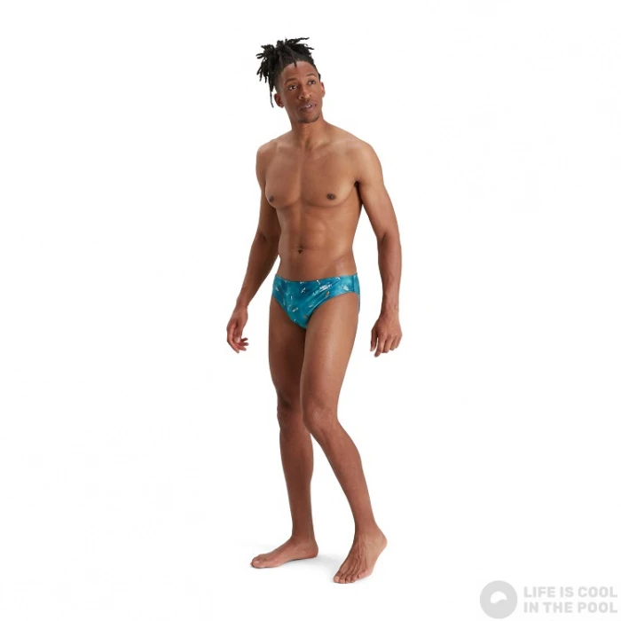 Speedo Escape 5cm Brief Artic Teal/Tile/Black 5 Speedo Escape 5cm Brief Artic Teal/Tile/Black - Image 3