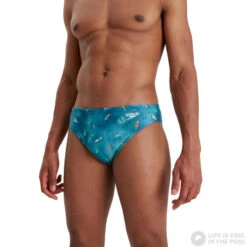 Speedo Escape 5cm Brief Artic Teal/Tile/Black 14 Speedo Escape 5cm Brief Artic Teal/Tile/Black -Swimming Equipment Store speedo escape 5cm brief artic teal tile black original 5
