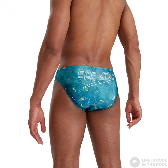 Speedo Escape 5cm Brief Artic Teal/Tile/Black 9 Speedo Escape 5cm Brief Artic Teal/Tile/Black - Image 7