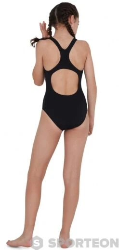 Speedo Essential Endurance+ Medalist Girl Black -Swimming Equipment Store speedo essential endurance medalist girl black original 3