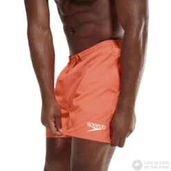 Speedo Essentials 16 Watershort Boost Orange -Swimming Equipment Store speedo essentials 16 watershort boost orange original 3