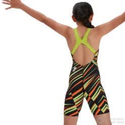 Speedo Fastskin Endurance+ Openback Kneeskin Girl Black/Atomic Lime/Salso 15 Speedo Fastskin Endurance+ Openback Kneeskin Girl Black/Atomic Lime/Salso -Swimming Equipment Store speedo fastskin endurance openback kneeskin girl black atomic lime salso original 6