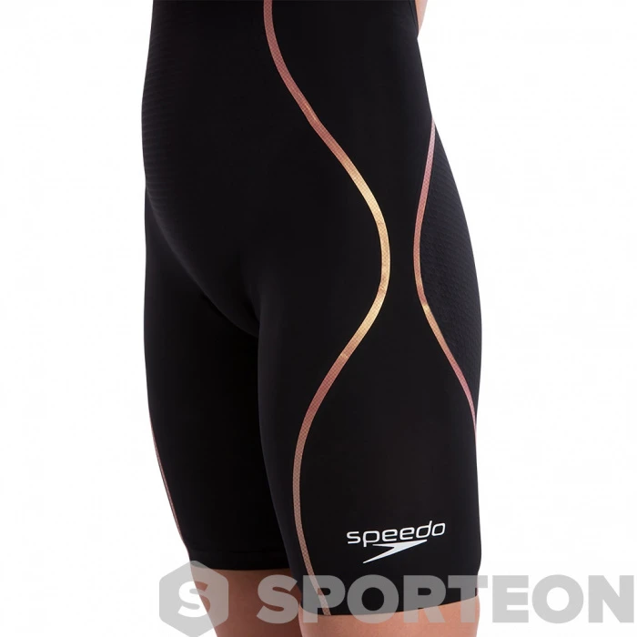 Speedo Fastskin LZR Pure Intent Openback Kneeskin Black/Rose Gold 7 Speedo Fastskin LZR Pure Intent Openback Kneeskin Black/Rose Gold - Image 5