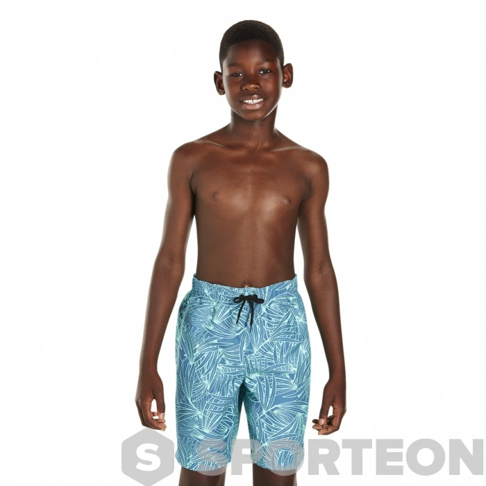 Speedo Forestfield Printed Leisure 17" Watershort Boy Stellar/Turquoise 4 Speedo Forestfield Printed Leisure 17" Watershort Boy Stellar/Turquoise - Image 2
