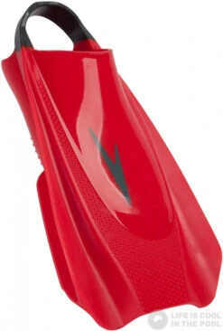 Speedo Fury Training Fin Lava Red/Chill Blue/Grey