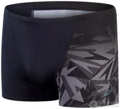 Speedo Hyper Boom Panel Aquashort Black/Oxid Grey/USA Charcoal