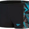 Speedo Hyper Boom Panel Aquashort Boy Black/Bolt/Dove Grey 2 Speedo Hyper Boom Panel Aquashort Boy Black/Bolt/Dove Grey -Swimming Equipment Store speedo hyper boom panel aquashort boy black bolt dove grey original