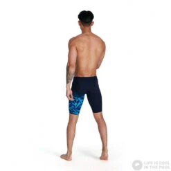 Speedo Hyper Boom V-Cut Jammer True Navy/Blue Flame/Pool 12 Speedo Hyper Boom V-Cut Jammer True Navy/Blue Flame/Pool -Swimming Equipment Store speedo hyper boom v cut jammer true navy blue flame pool original 3