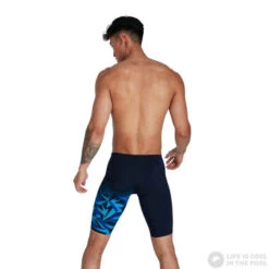 Speedo Hyper Boom V-Cut Jammer True Navy/Blue Flame/Pool 15 Speedo Hyper Boom V-Cut Jammer True Navy/Blue Flame/Pool -Swimming Equipment Store speedo hyper boom v cut jammer true navy blue flame pool original 6