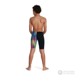 Speedo HyperChromatic ALV Jammer Boy Black/Phoenix Red/Fake Green/Fluo Yellow -Swimming Equipment Store speedo hyperchromatic alv jammer boy black phoenix red fake green fluo yellow original 3