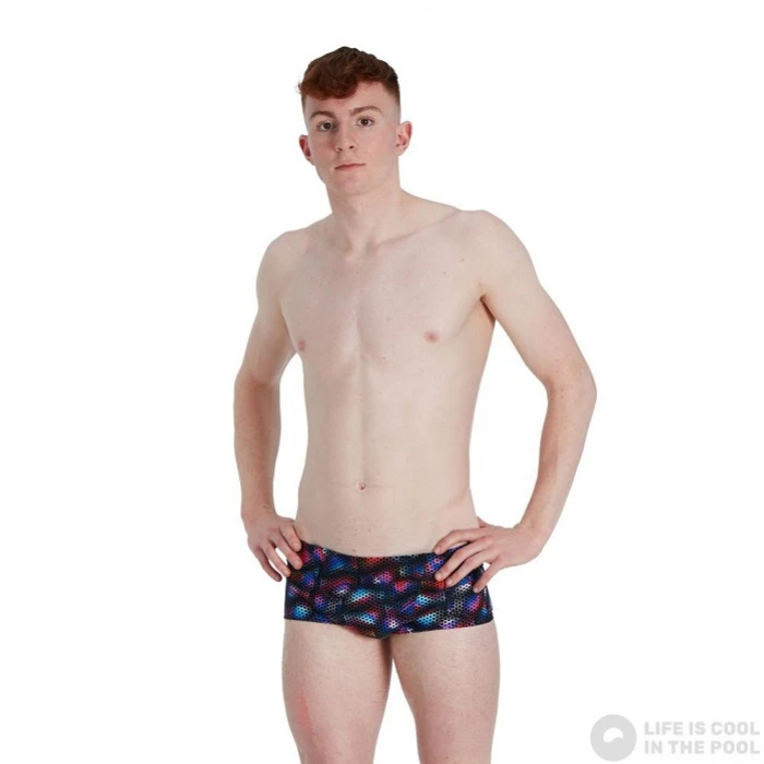 Speedo Kaleidoscope V 17cm Club Training Allover Brief Black/Blue/Light Adriatic/Fluo Tangerine 7 Speedo Kaleidoscope V 17cm Club Training Allover Brief Black/Blue/Light Adriatic/Fluo Tangerine - Image 5