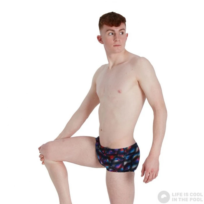 Speedo Kaleidoscope V 17cm Club Training Allover Brief Black/Blue/Light Adriatic/Fluo Tangerine 8 Speedo Kaleidoscope V 17cm Club Training Allover Brief Black/Blue/Light Adriatic/Fluo Tangerine - Image 6