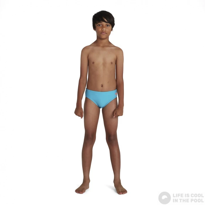 Speedo Logo 6.5cm Brief Boy Hypersonic Blue/Volcanic Orange 4 Speedo Logo 6.5cm Brief Boy Hypersonic Blue/Volcanic Orange - Image 2