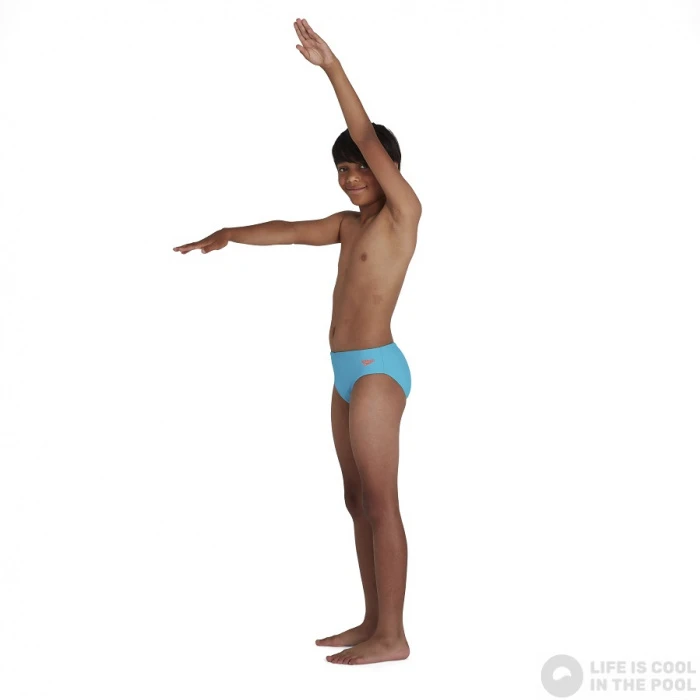 Speedo Logo 6.5cm Brief Boy Hypersonic Blue/Volcanic Orange 5 Speedo Logo 6.5cm Brief Boy Hypersonic Blue/Volcanic Orange - Image 3