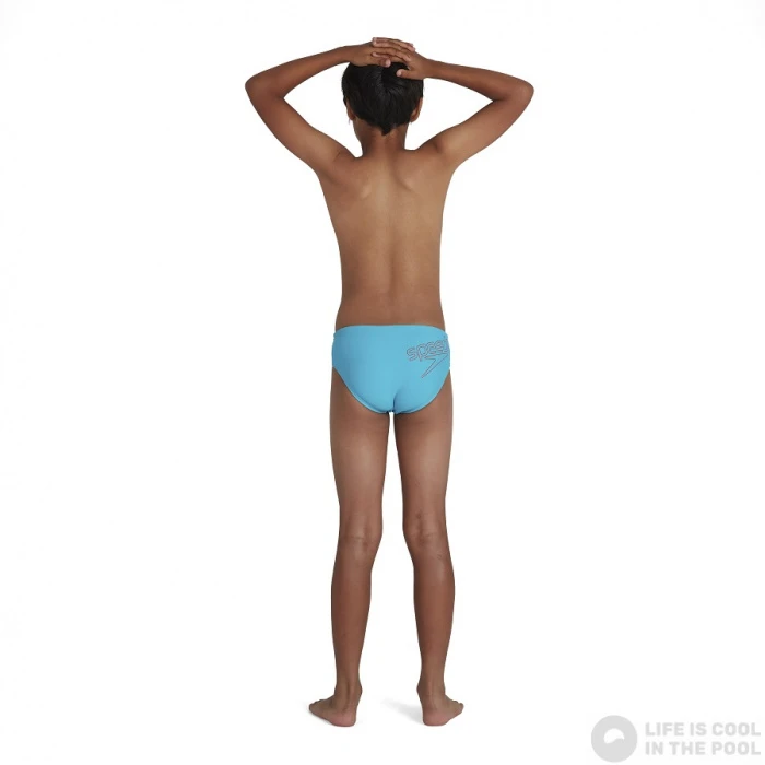 Speedo Logo 6.5cm Brief Boy Hypersonic Blue/Volcanic Orange 6 Speedo Logo 6.5cm Brief Boy Hypersonic Blue/Volcanic Orange - Image 4