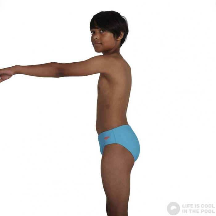 Speedo Logo 6.5cm Brief Boy Hypersonic Blue/Volcanic Orange 8 Speedo Logo 6.5cm Brief Boy Hypersonic Blue/Volcanic Orange - Image 6