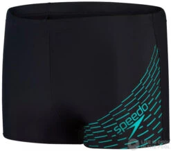 Speedo Medley Logo Aquashort Black/Aquarium
