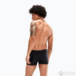 Speedo Medley Logo Aquashort Black/Aquarium -Swimming Equipment Store speedo medley logo aquashort black aquarium original 3