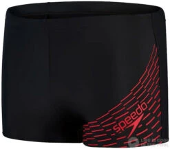Speedo Medley Logo Aquashort Black/Fed Red