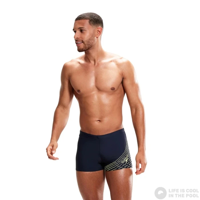 Speedo Medley Logo Aquashort True Navy/Spritz 4 Speedo Medley Logo Aquashort True Navy/Spritz - Image 2