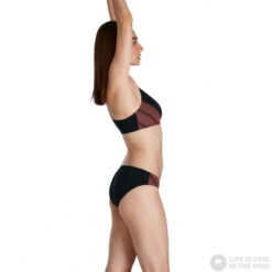 Speedo Placement 2 Piece Black/Magenta/Papaya Punch -Swimming Equipment Store speedo placement 2 piece black magenta papaya punch original 5