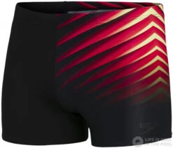 Speedo Placement Aquashort Black/Dragonfire Orange