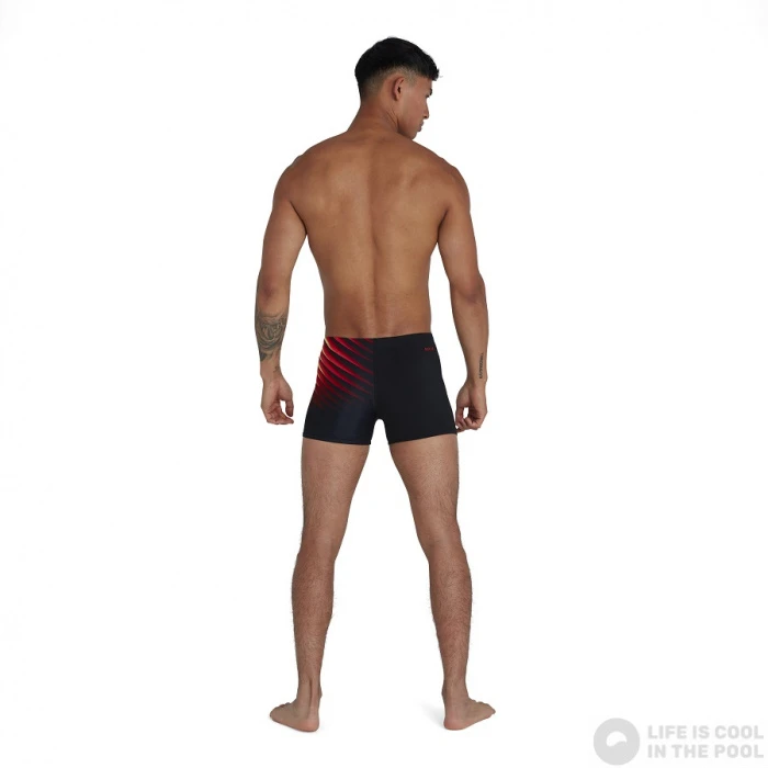 Speedo Placement Aquashort Black/Dragonfire Orange 6 Speedo Placement Aquashort Black/Dragonfire Orange - Image 4