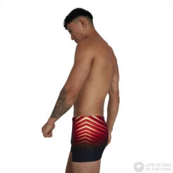 Speedo Placement Aquashort Black/Dragonfire Orange 14 Speedo Placement Aquashort Black/Dragonfire Orange -Swimming Equipment Store speedo placement aquashort black dragonfire orange original 5