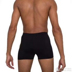 Speedo Pocket Aquashort Black/Mango -Swimming Equipment Store speedo pocket aquashort black mango original 5