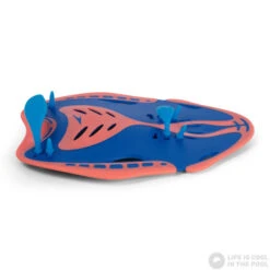 Speedo Power Paddle Blue Flame/Fluro Tangerine/Pool Blue -Swimming Equipment Store speedo power paddle blue flame fluro tangerine pool blue original 3