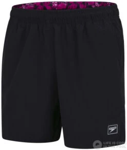 Speedo Printed Trim 16 Watershort Black