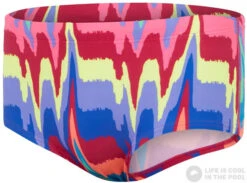 Speedo Rainbow Wave 17cm Club Training Allover Brief Magenta/Fluro Pink/Ultraviolet/Pool