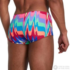 Speedo Rainbow Wave 17cm Club Training Allover Brief Magenta/Fluro Pink/Ultraviolet/Pool -Swimming Equipment Store speedo rainbow wave 17cm club training allover brief magenta fluro pink ultraviolet pool original 4