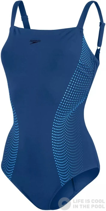 Speedo Shaping CrystalLux Printed 1 Piece Aegean Blue/Blissful Blue 3 Speedo Shaping CrystalLux Printed 1 Piece Aegean Blue/Blissful Blue