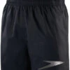 Speedo Sport Logo 16 Watershort Black/Metalic Grey -Swimming Equipment Store speedo sport logo 16 watershort black metalic grey original