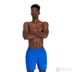 Speedo Sport Logo 16 Watershort Blue Flame/Pool -Swimming Equipment Store speedo sport logo 16 watershort blue flame pool original 2