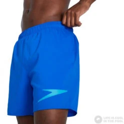 Speedo Sport Logo 16 Watershort Blue Flame/Pool -Swimming Equipment Store speedo sport logo 16 watershort blue flame pool original 5