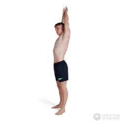 Speedo Sport Logo 16 Watershort Navy/Zest Green -Swimming Equipment Store speedo sport logo 16 watershort navy zest green original 2