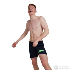 Speedo Sport Logo 16 Watershort Navy/Zest Green -Swimming Equipment Store speedo sport logo 16 watershort navy zest green original 4