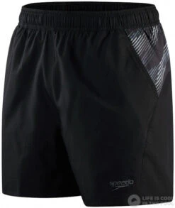 Speedo Sport Panel 16 Watershort Black/USA Charcoal/Shark Grey