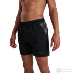 Speedo Sport Panel 16 Watershort Black/USA Charcoal/Shark Grey 13 Speedo Sport Panel 16 Watershort Black/USA Charcoal/Shark Grey -Swimming Equipment Store speedo sport panel 16 watershort black usa charcoal shark grey original 4