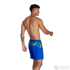 Speedo Sport Panel 16 Watershort Blue Flame/Bright Zest/Black -Swimming Equipment Store speedo sport panel 16 watershort blue flame bright zest black original 5