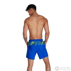 Speedo Sport Panel 16 Watershort Blue Flame/Bright Zest/Black -Swimming Equipment Store speedo sport panel 16 watershort blue flame bright zest black original 6